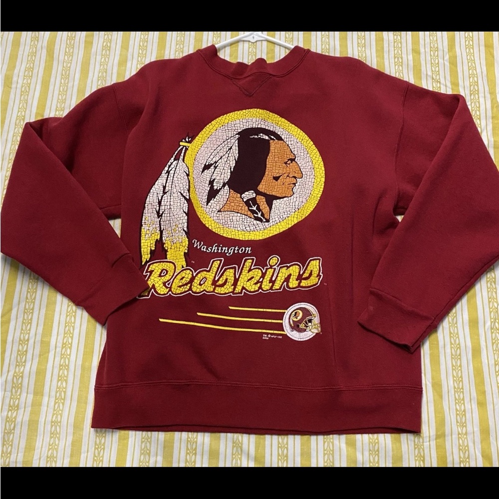 VTG 90s Washington Redskins Crewneck Sweatshirt Signal Sports L USA